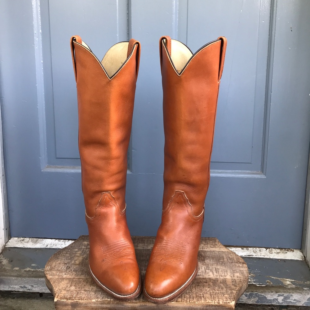 VINTAGE Rare Frye Cowgirl Boots